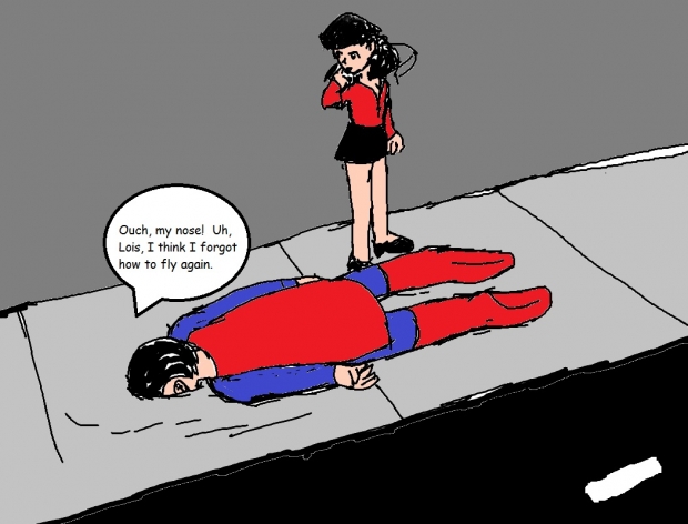 Superman vs Gravity