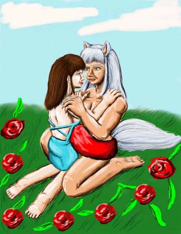 Beauty Among Roses
