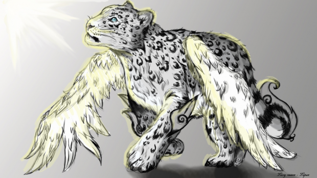 Winged snow leopard Lipan.