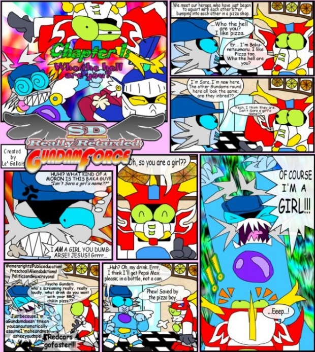 Sd Really Retarded Gf Comic #1