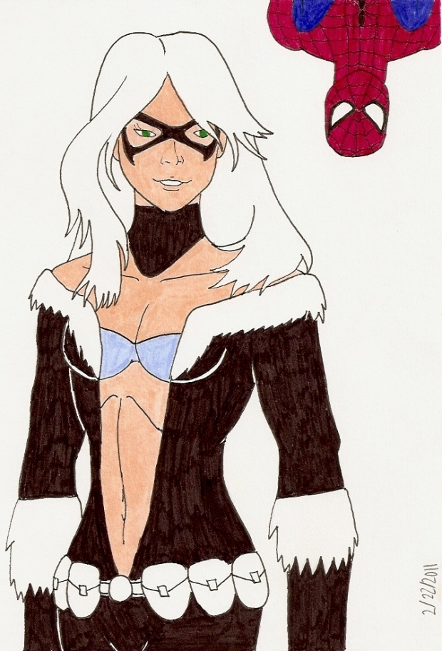 Black Cat and Spider-Man