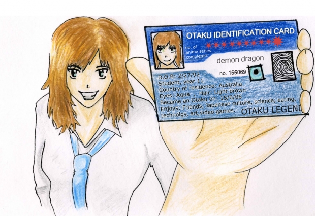 My Anime ID card (contest entry)