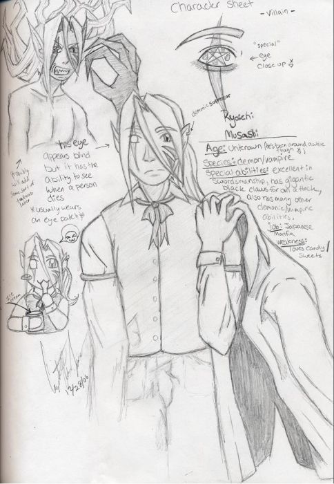 Ryoichi Musashi - Character Sheet