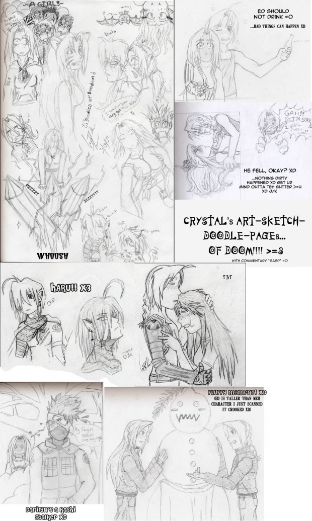 BUNCH-O-SKETCHES!! >=3