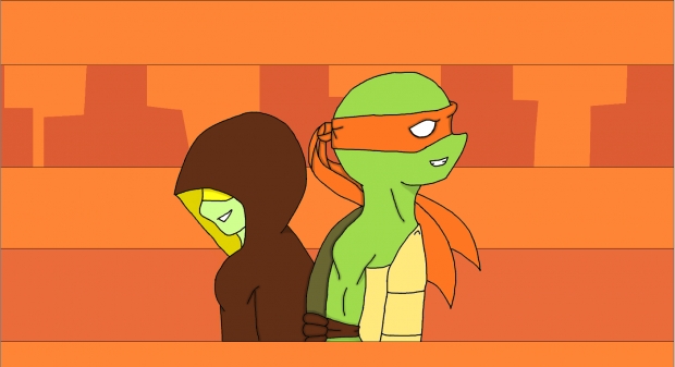 TMNT Volume 4's Doujinshi Cover