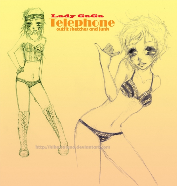 Telephone - GaGa outfits