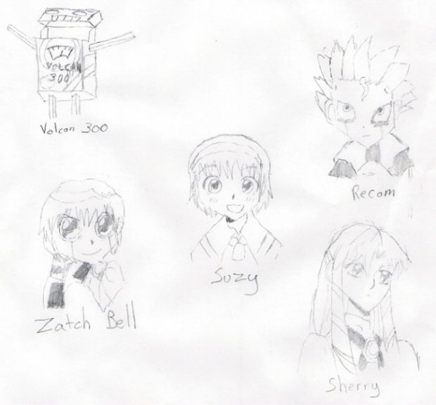 zatch bell coloring pages - photo #49