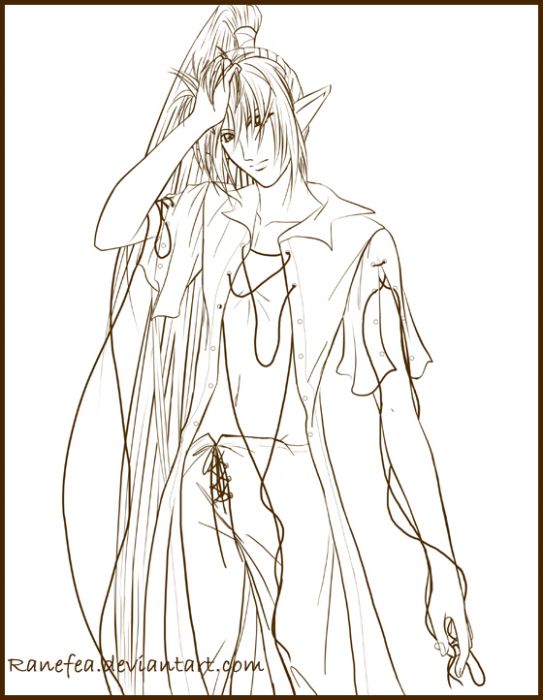 A Little Ooc...line Art