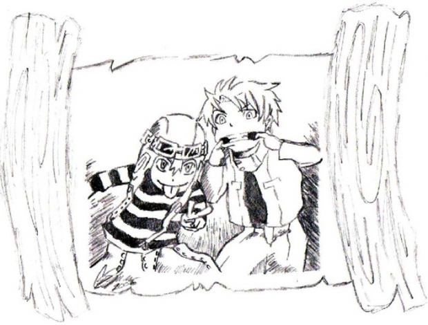 D. Grey Man John And Leo
