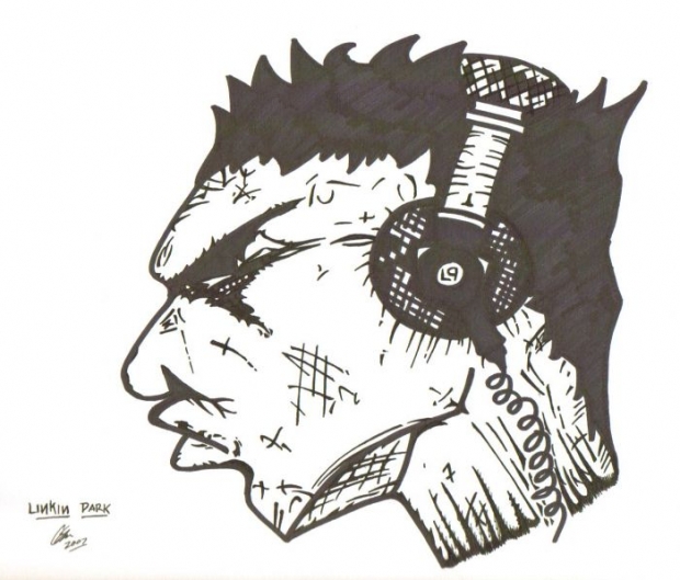 Chester Sketch - Linkin Park