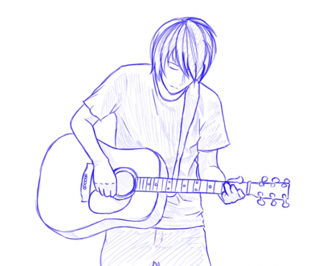 Cool Drawings of Guitars 