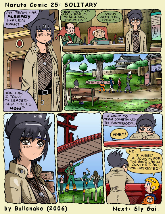 funny naruto comics. Naruto Comic 25: Solitary