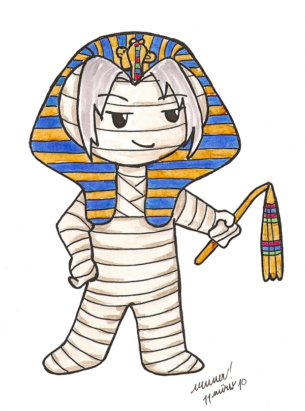 Chibi Haru: Mummy