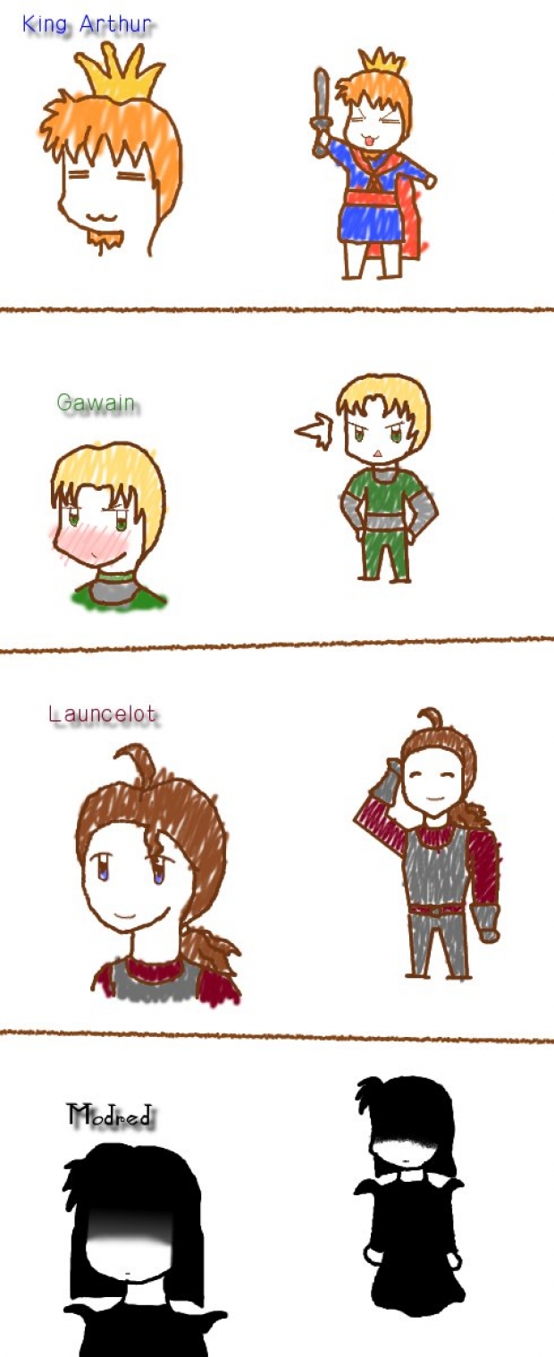 King Arthur Doodles