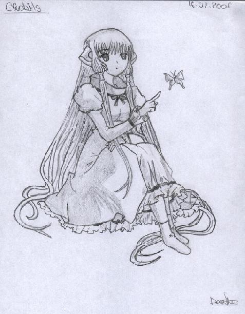 Chii And A Butterfly