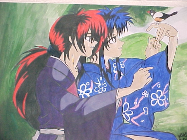 Kenshin and Kaoru