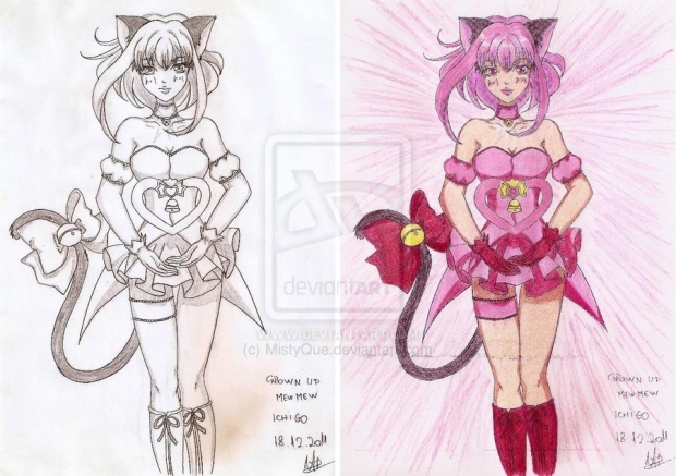Mew Ichigo - comparison