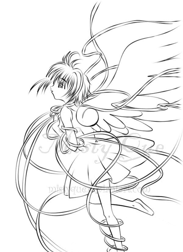 Card Captor Sakura Lineart