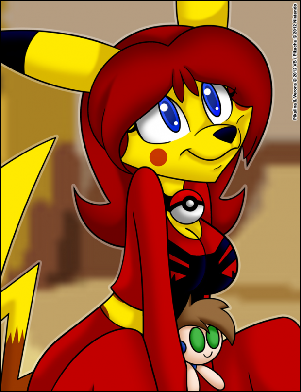 Pika in Red