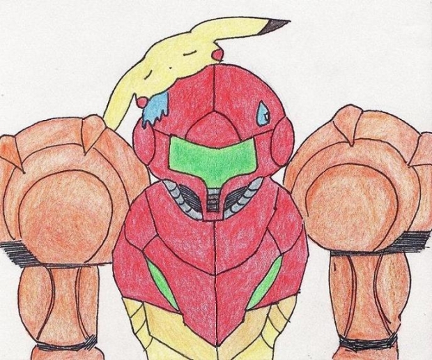 Samus and Pikachu