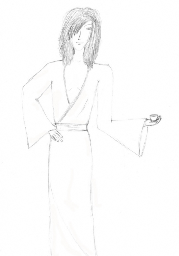 Guy with cup