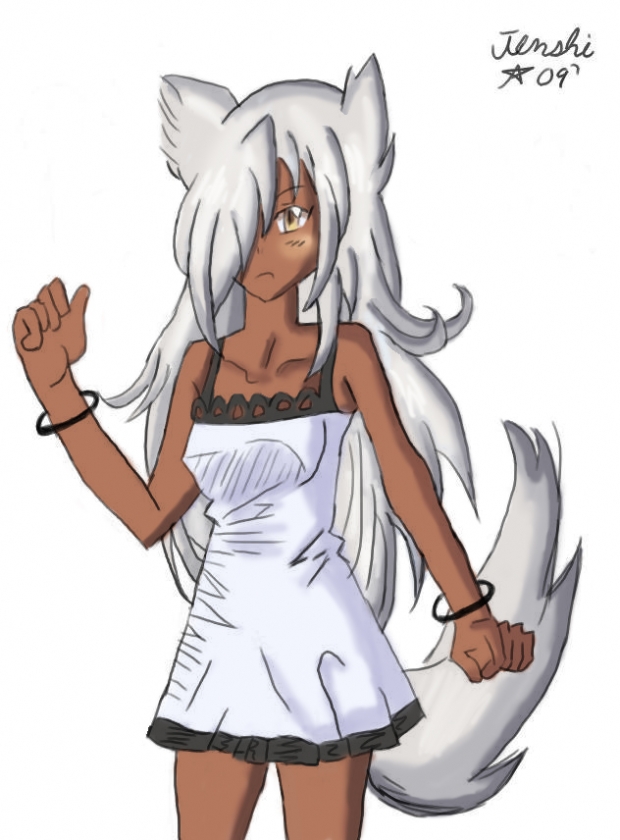 Silver haired Wolf-girl. We now require registration to download high 