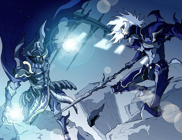 Cecil vs Golbez