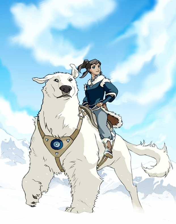 Korra and Naga