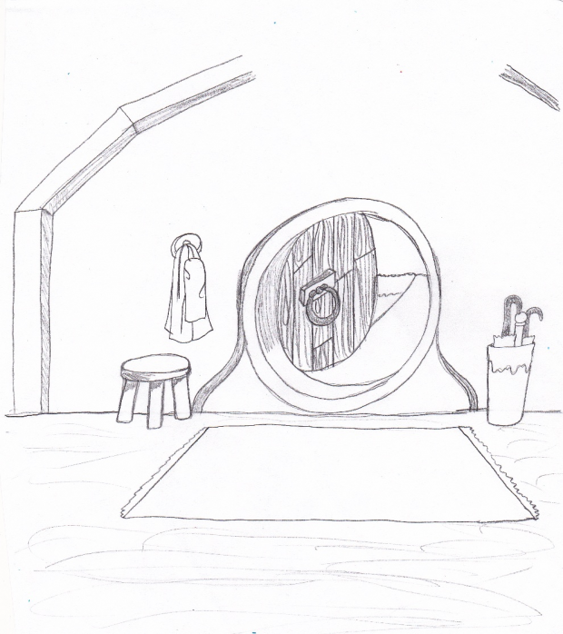 Hobbithole entrance