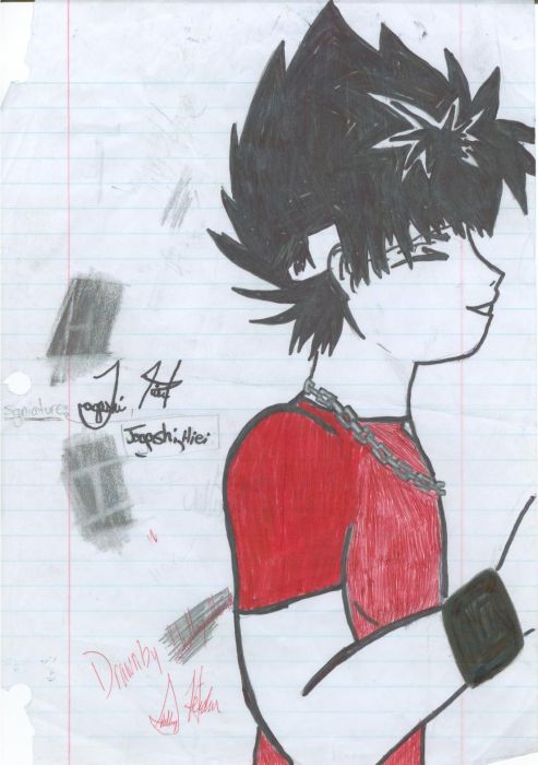Hiei Smiling.....run !!!!!!! >runs