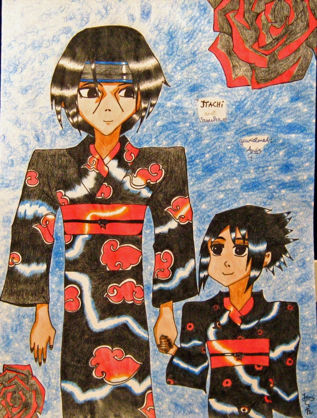 +Itachi and Sasuke Yukata+