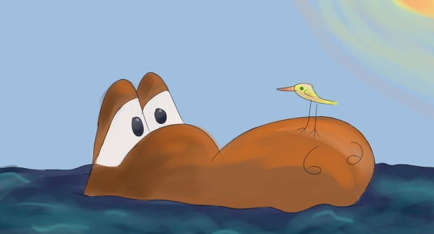 hippo doodle