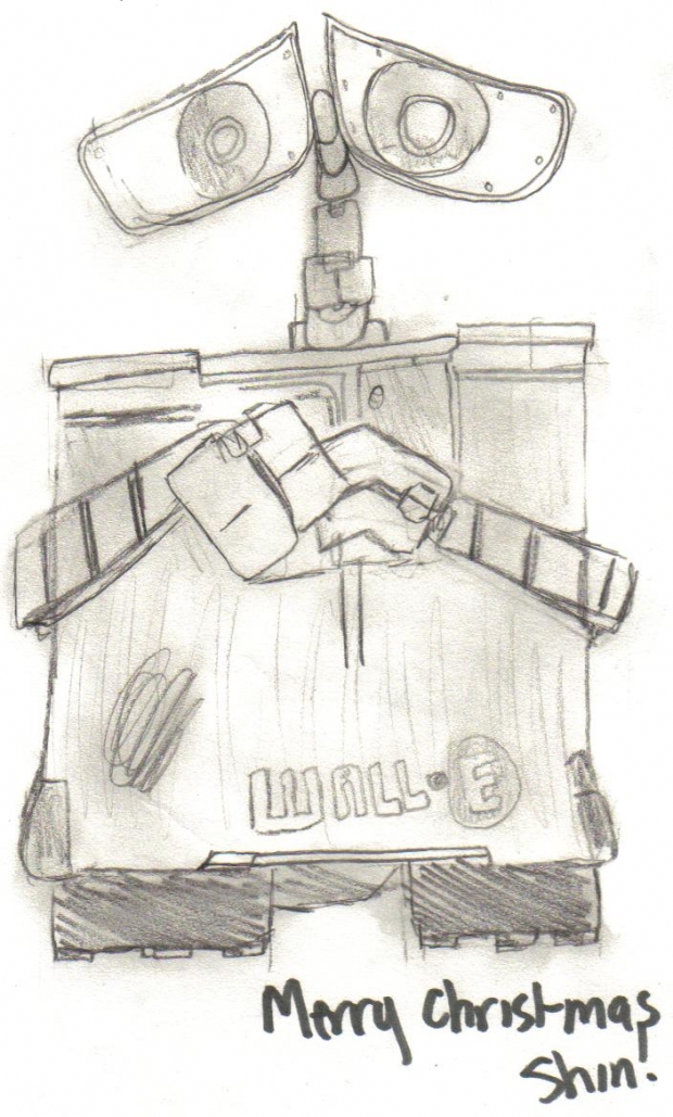 Merry Christmas Shinmaru - Wall E