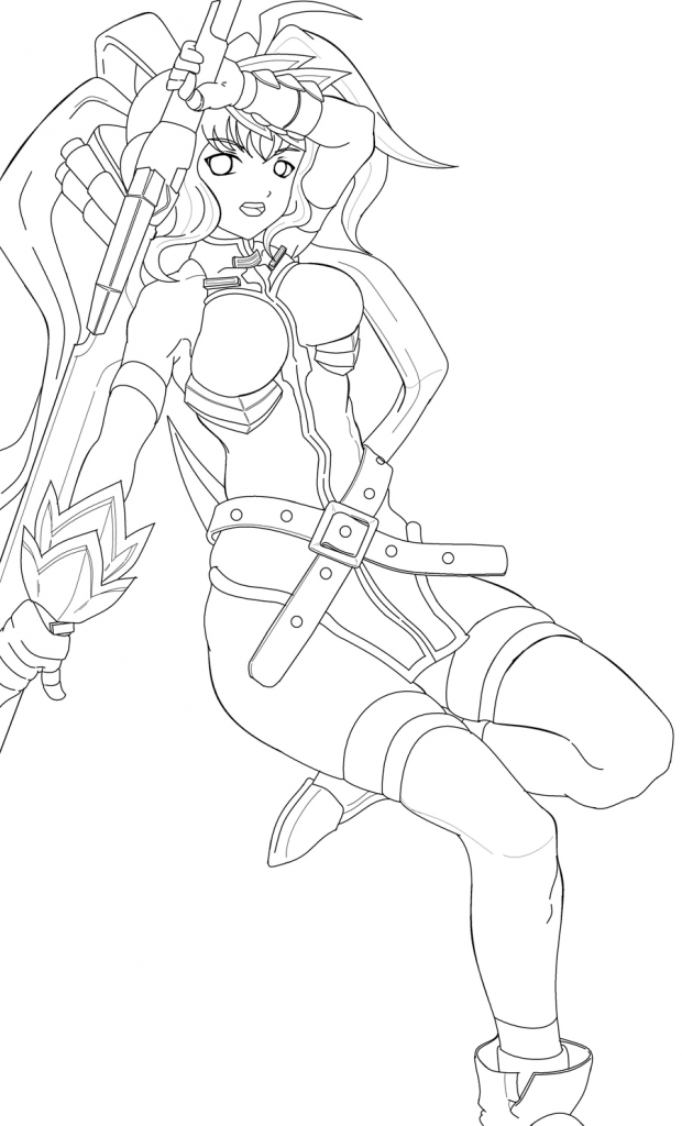 Fate harlaown lineart
