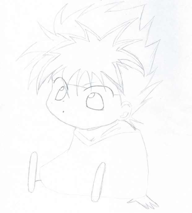 Chibi Hiei uncolored
