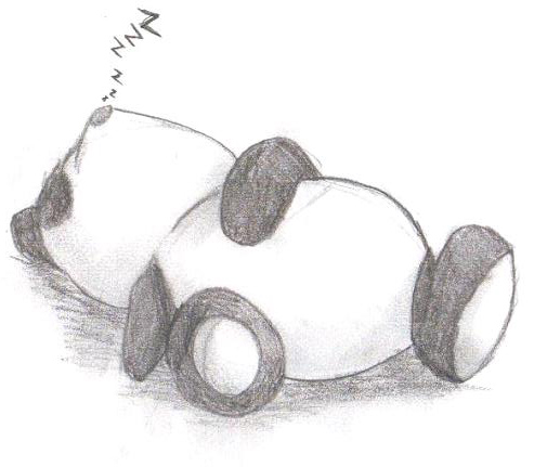 Sleeping Panda