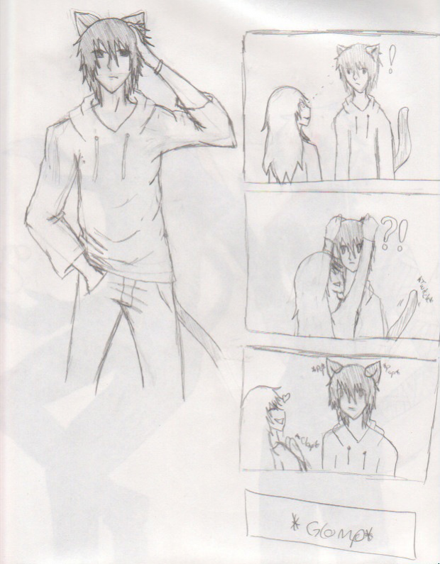 Neko sketch + comic