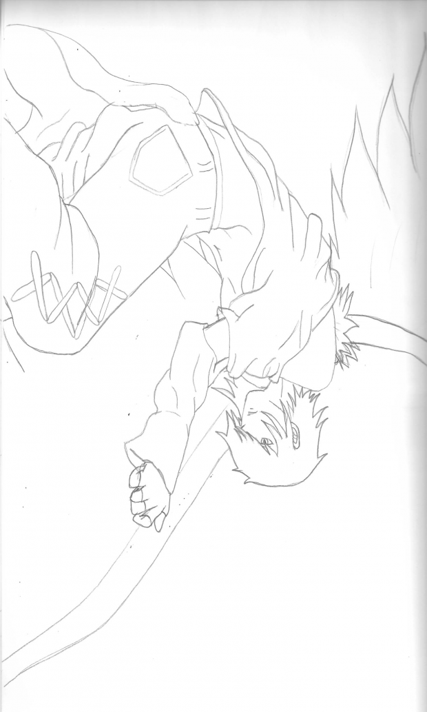 Laying down Sketch