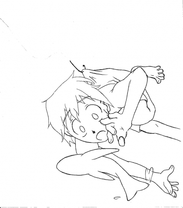 Summer collage WIP lineart- shiro