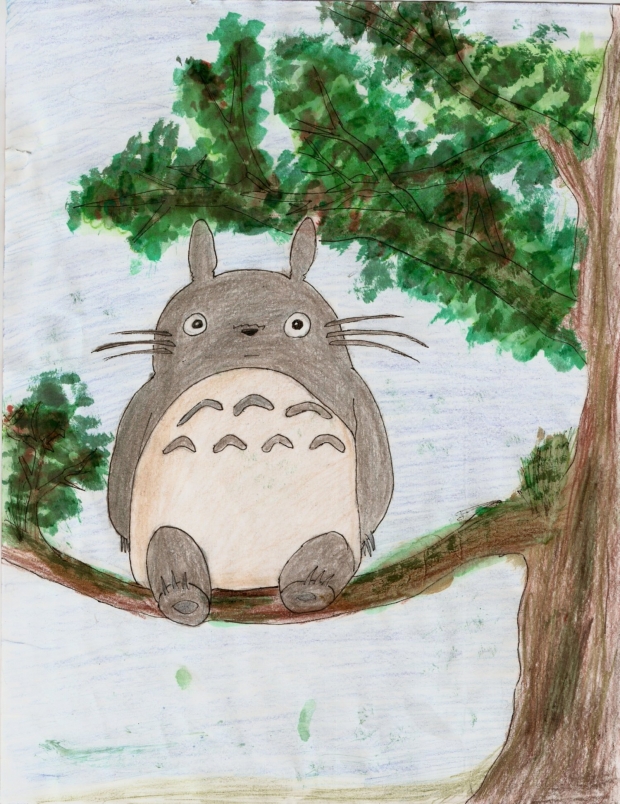 totoro on tree