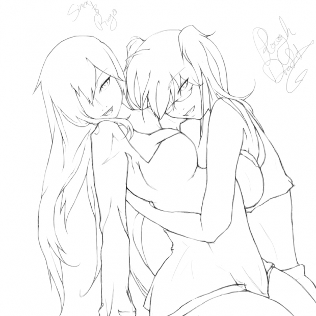 Line Art for Simca & Ringo Request