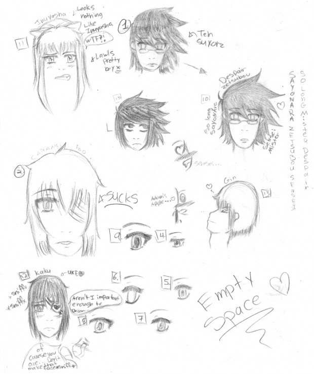 Bishie Sketch Dump