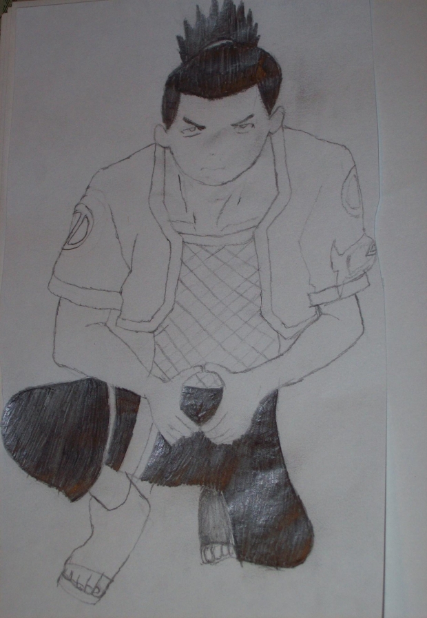 Shikamaru drawing right side up