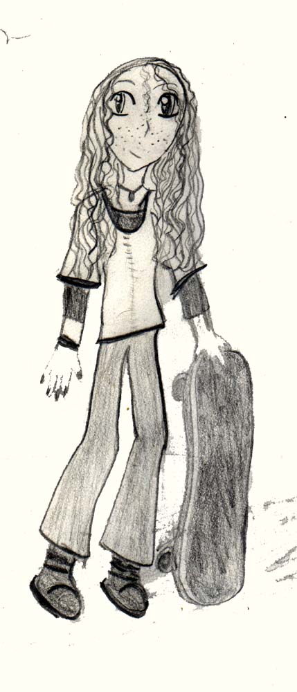 Isabelle- With A Skateboard!