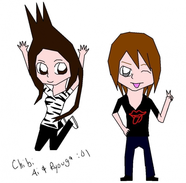 chibi Ai & Ryouga 01