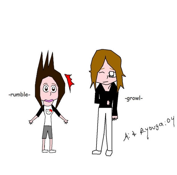 chibi Ai & Ryouga