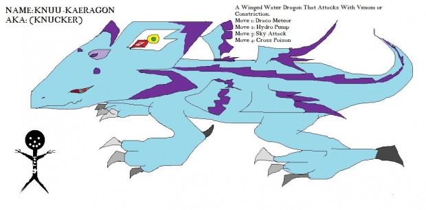 My first pokemon Knuu-Kaeragon
