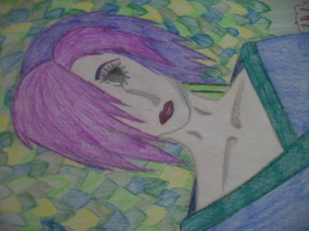 Purple hair