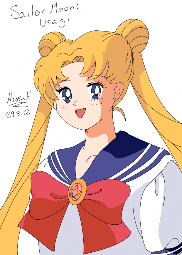 Usagi Sailor Moon Coloured