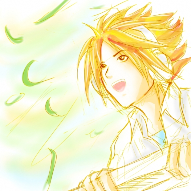 freedom in the breeze-sketch